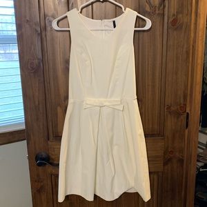 Lulus Hot Off the Precious Ivory Bow Dress - S